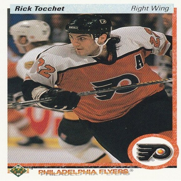 Rick Tocchet Philadelphia Flyers NHL Hockey Card Collection - 12 Card Set - Picture 10 of 13